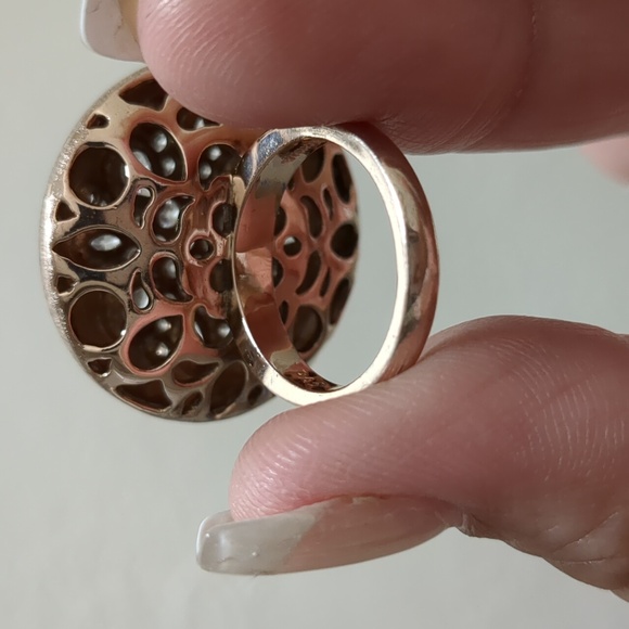 Prime Art & Jewel Rose Gold Plated Cocktail Ring - Picture 13 of 15